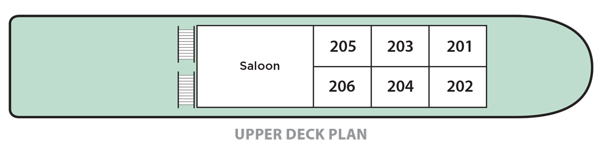 Pandaw RV Kha Byoo Pandaw Deck Plans Upper Deck.png